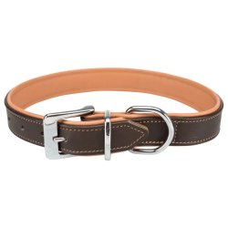Trixie Nyakörv Active Comfort L 47-54cm/30mm világos barna/barna