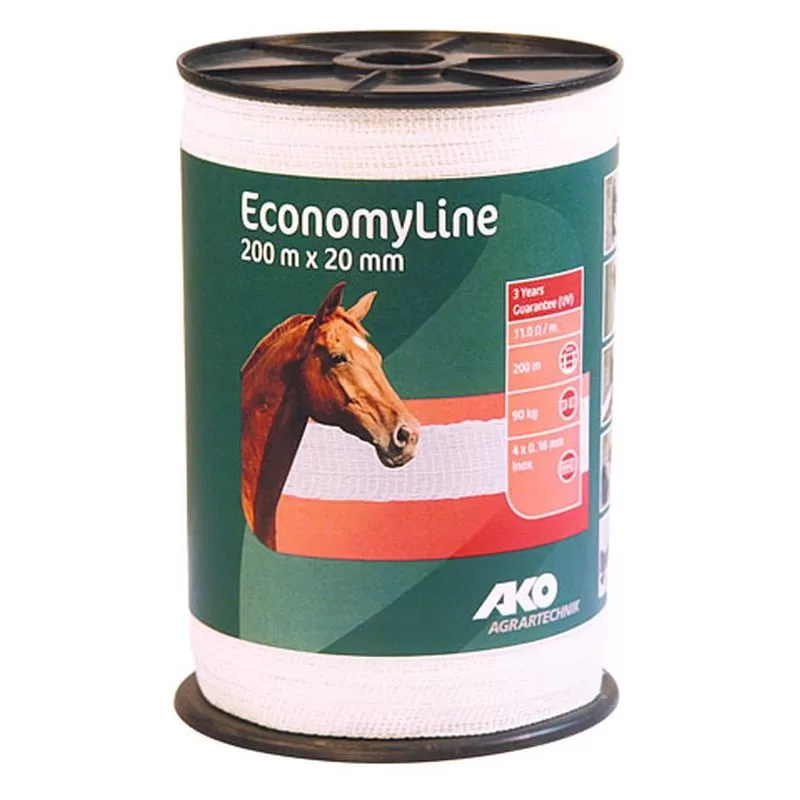 KERBL Villanypásztor Szalag Economy Line 200m/20mm 90kg