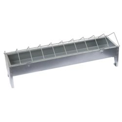 KERBL Baromfi fém etetővályú, 50x10