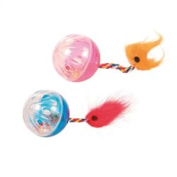 Trixie Játék Csörgő Labda Farokkal 4cm