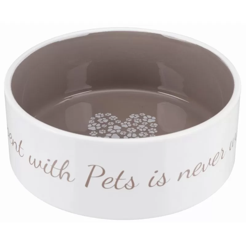 Trixie Pet´s Home kerámia tál 1,4l/20cm krém/barna