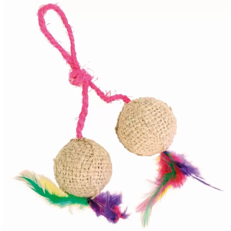 Trixie Játék Labda Juta Catnip 4.5cm