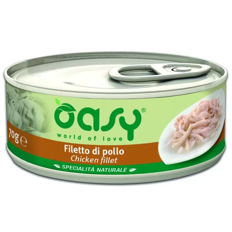 Oasy Cat Konzerv Natural Chicken 70g
