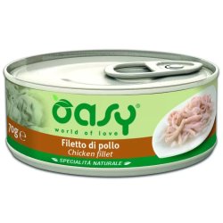 Oasy Cat Konzerv Natural Chicken 70g