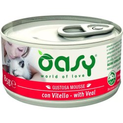 Oasy Cat Konzerv Tasty Mousse Veal 85g