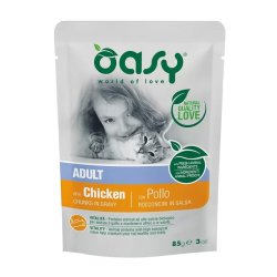 Oasy Cat Alutasakos Chunks in Gravy Adult Chicken 85g