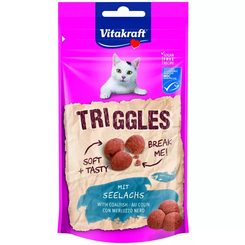 Vitakraft Triggles Macska Jutalomfalat Hallal 60g