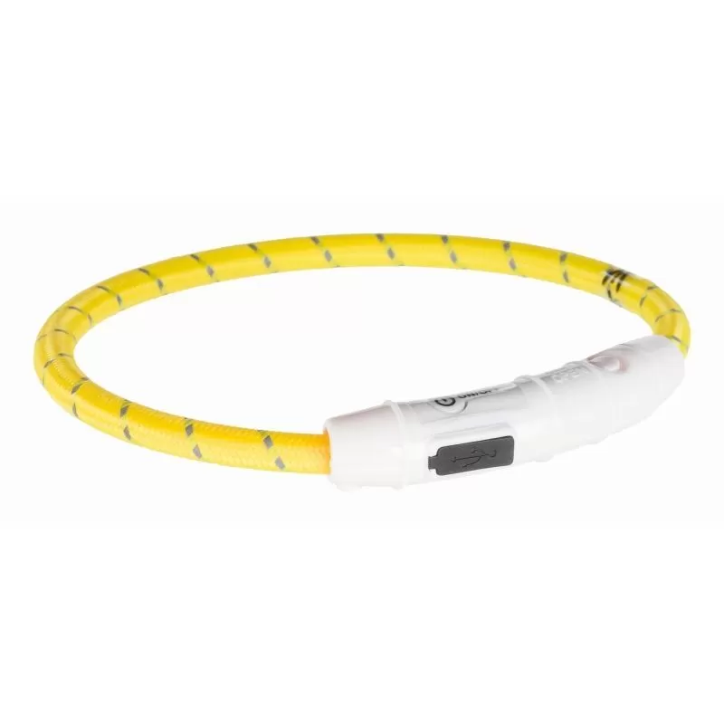 Trixie Nyakörv Világítós, Usb Töltővel Xs-S 35cm/7mm Sárga