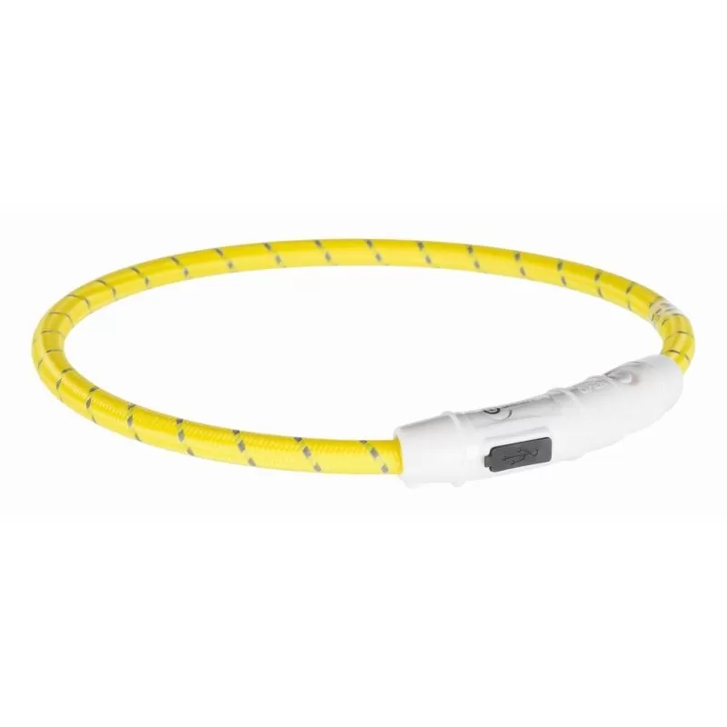 Trixie Nyakörv Világítós, Usb Töltővel M-L 45cm/7mm Sárga