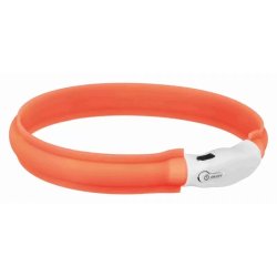 Trixie Nyakörv Világító,Usb-s  XS-S 35cm/25 mm Narancs