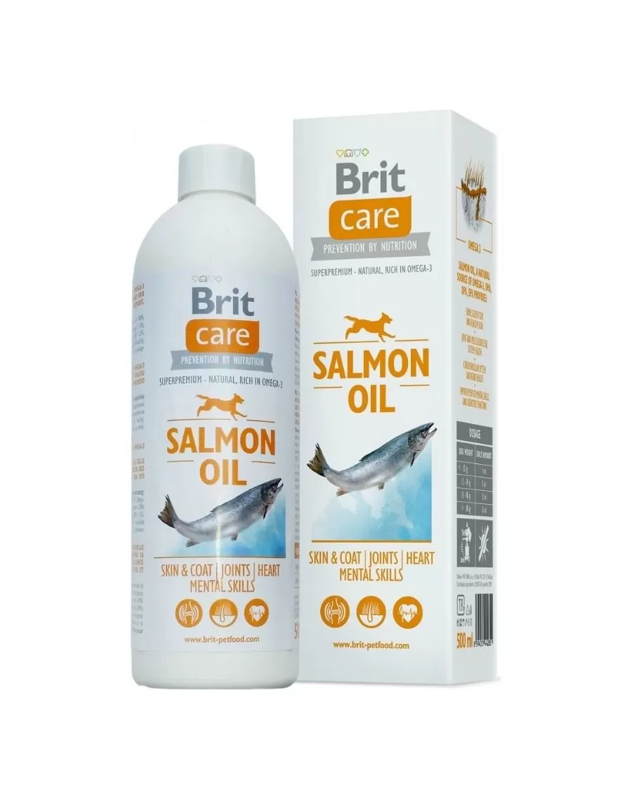 Brit Care Lazacolaj 100%  kutyáknak és macskáknak 1000ml