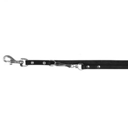 Trixie Póráz Nyomkövető Kerek Kioldóhurokkal S-L 10m/6mm Fekete