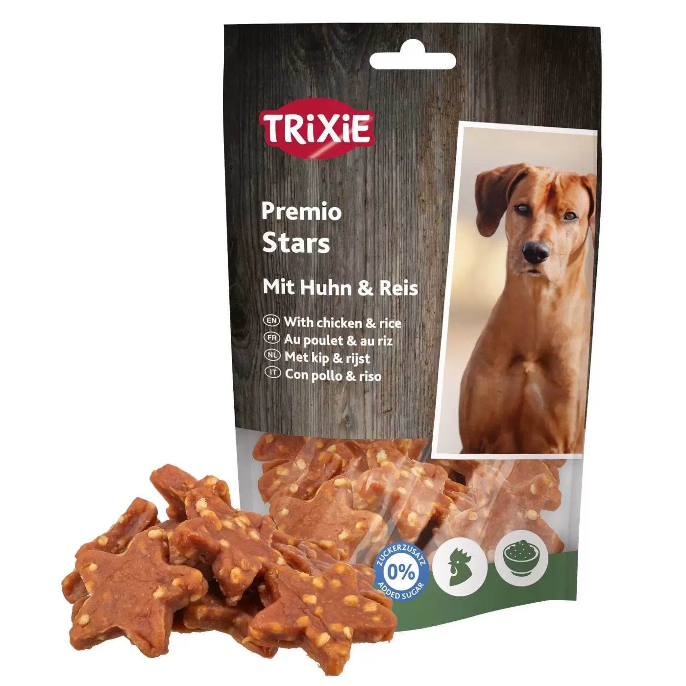 Trixie Jutalomfalat PREMIO Stars Sanck Csillagok Csirkével És Rizzsel, 100g