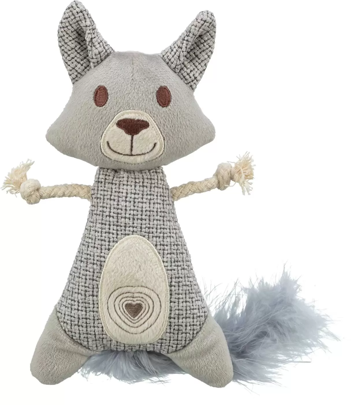 Trixie Játék Mosómedve XXL, Plüss/Textil/Toll, Macsakmentával, 20cm/30cm