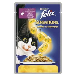 Felix Sensation Alutasakos Kacsával És Spenóttal Aszpikban 100g