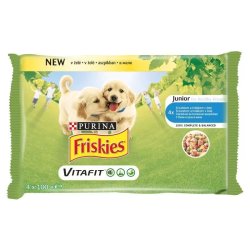 Friskies alutasak Junior Dog Multipack 4x100g Aszpikos válogatás