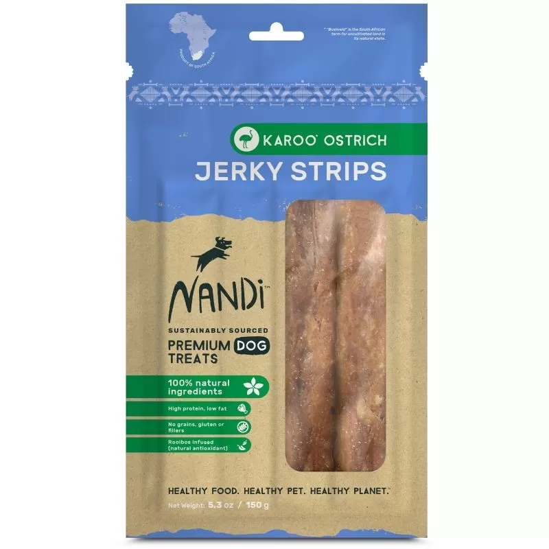 Nandi Jutalomfalat Strucc Csíkok 150g