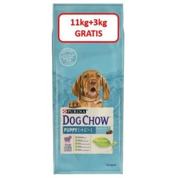 Purina Dog Chow Puppy Bárány 11+3kg