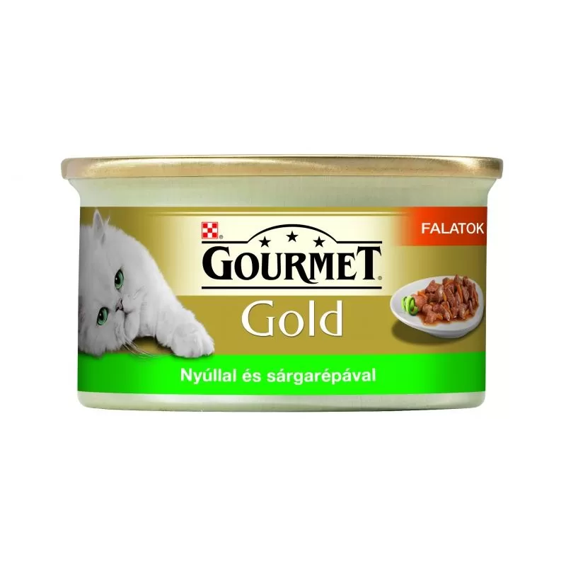 Gourmet Gold  Szószban Nyúl+Sárgarépa 85g