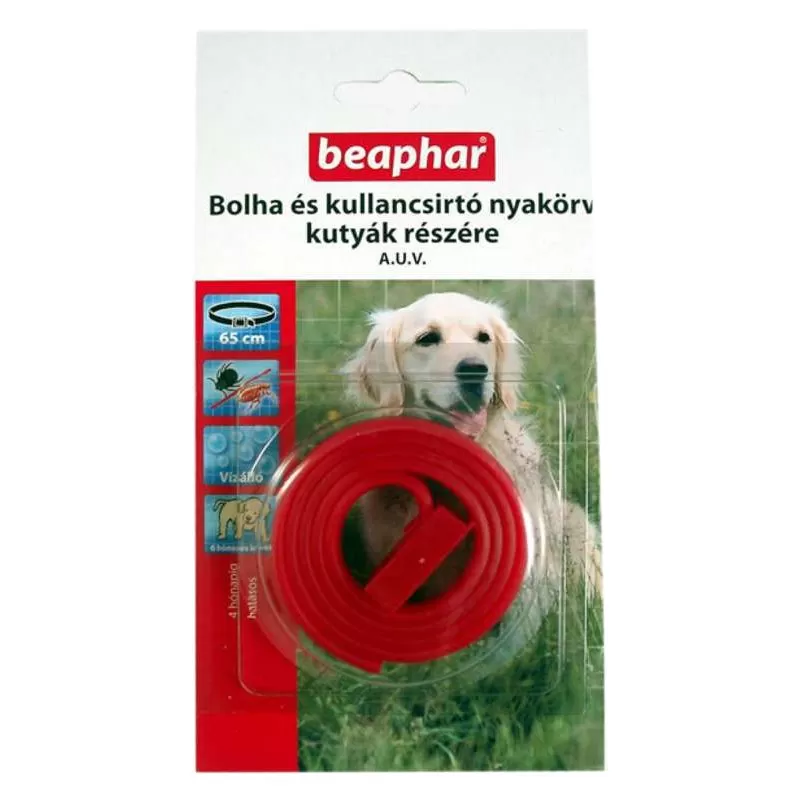 Beaphar Bolhanyakörv  Kutya Piros Blisteres