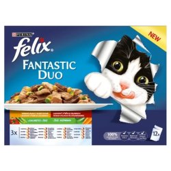 Felix Fantastic Duo Alutasakos Multipack 12x100g Házias Válogatás Zöldséggel Aszpikban