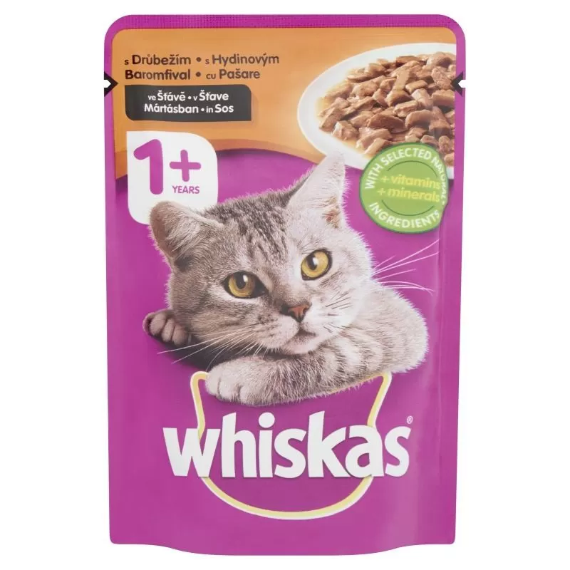 Whiskas Alutasakos Szárnyas Szószban 100g