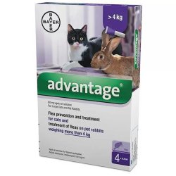 Advantage 80 macska/nyúl 0,8 ml 4 kg felett