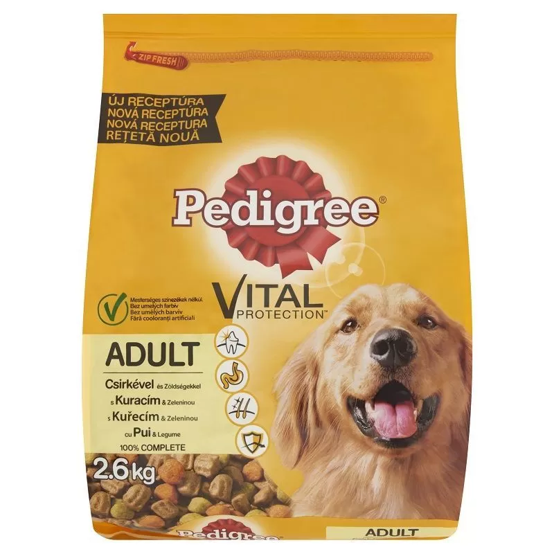 Pedigree száraz baromfizöldség 2,6kg