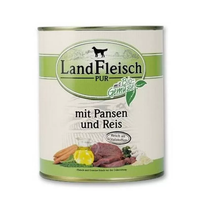 Landfleisch Dog Konzerv Pacal + Rizs 800g