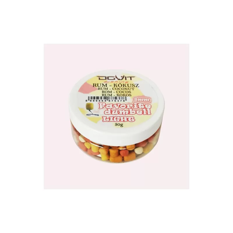 Dovit Favorite dumbell Light - rum-kókusz 30g