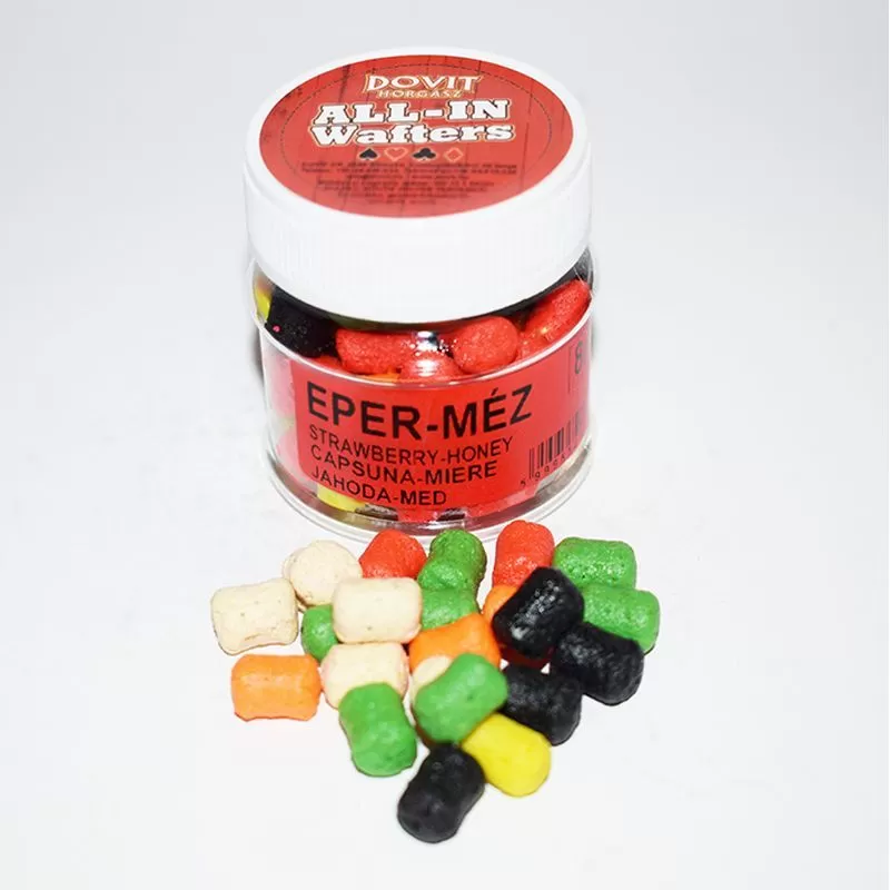 Dovit All-In Wafters 8mm Horogpellet - Eper-méz 25g