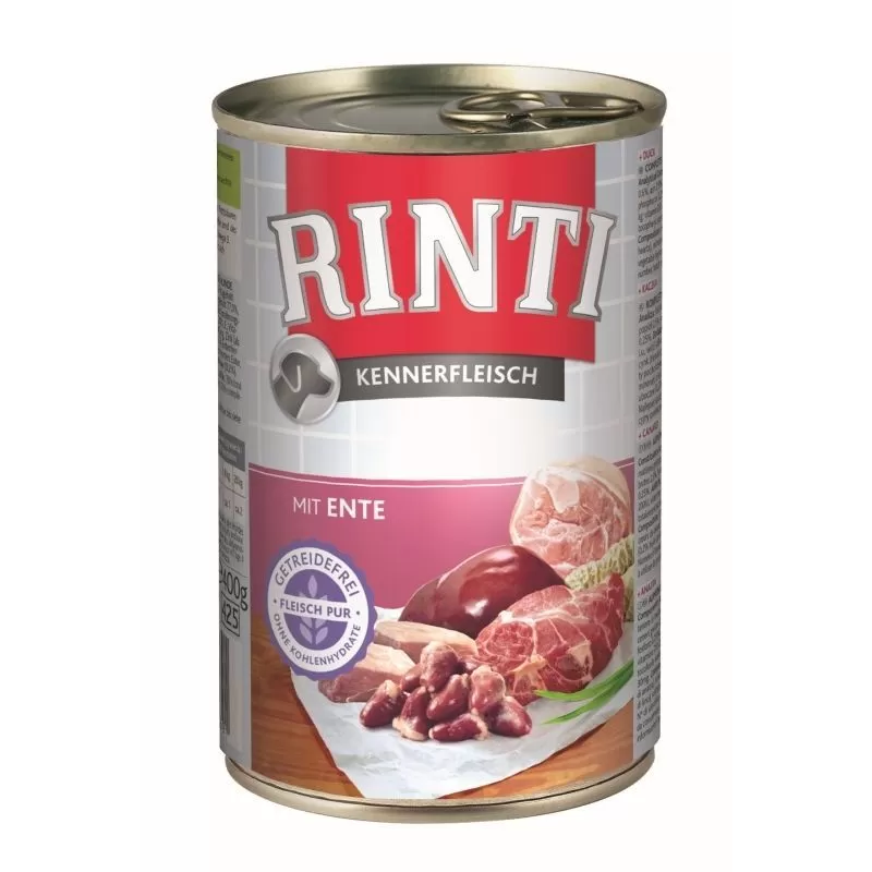 Rinti Dog Kennerfleisch Konzerv Kacsa 400g