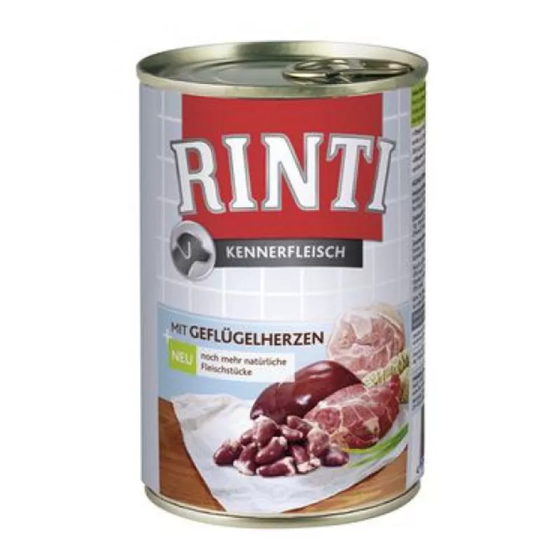 Rinti Dog Kennerfleisch Konzerv Szárnyas Szív 800g
