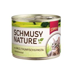 Schmusy Nature Macska Konzerv Vad+Tonhal 190g