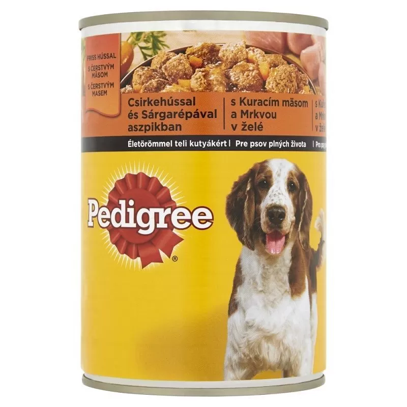 Pedigree Konzerv Csirke-Sárgarépa 400g