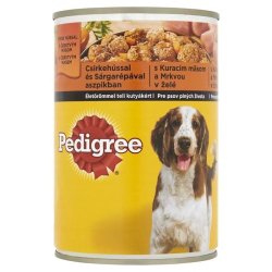 Pedigree Konzerv Csirke-Sárgarépa 400g