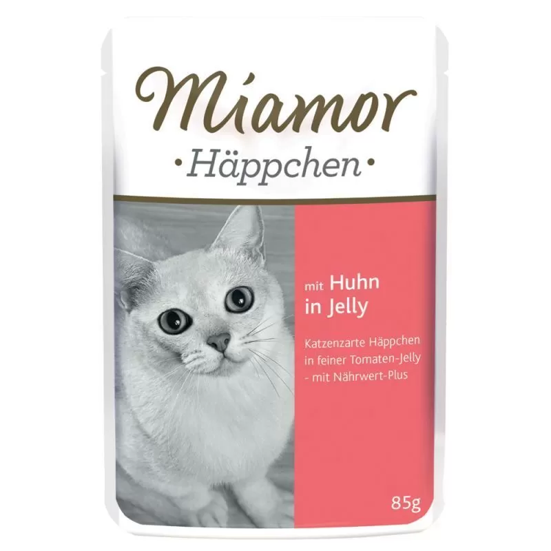 Miamor Cat Häppchen Tasakos Lazac Paradicsom Szószban 85g
