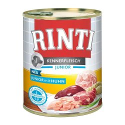 Rinti Dog Kennerfleisch Konzerv Junior Csirke 800g