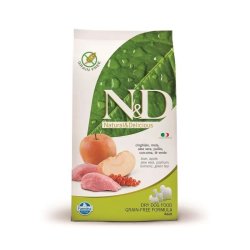 N & D Dog Grain Free Adult vaddisznó & alma 7kg
