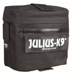 Trixie Oldaltáska Julius-K9 - Kiegészítő Julius-K9 Power Hámhoz #1506 2db, Fekete