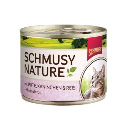 Schmusy Nature Macska Konzerv Pulyka+Nyúl 190g