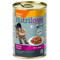 Nutrilove cat konzerv aszpik csirke 415gr