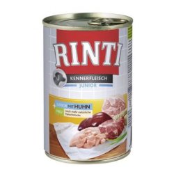 Rinti Dog Kennerfleisch Konzerv Junior Csirke 400g