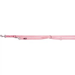 Trixie Póráz Hosszabbítható Prémium Dupla XS–S 2m/15mm Flamingó