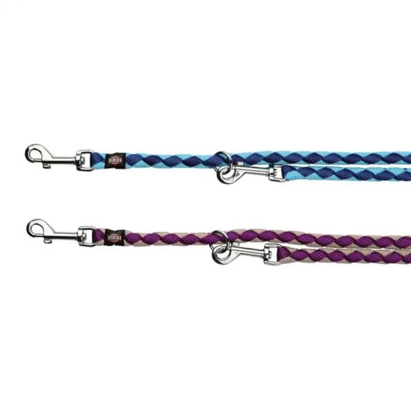Póráz Cavo Hosszabítható S-M 2m/12mm Lila/Ezüst