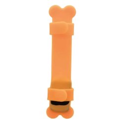 Trixie Nyakörvre Világító Szilikon Szalag USB-ről Tölthető 15x2,5cm, Narancssárga