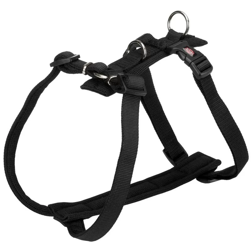 Trixie Hám Comfort Soft M–L 52–75cm/25mm Fekete