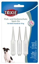 Trixie Spot on Bolha és Kullancs Ellen,  Kistestű Kutya, 3 × 1Trixie 5 ml