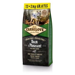 Carnilove Adult Duck & Pheasant- Kacsa és Fácán Hússal 12+2kg