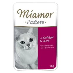 Miamor Cat Pastete Tasakos Szárnyas És Lazac Paté 85g